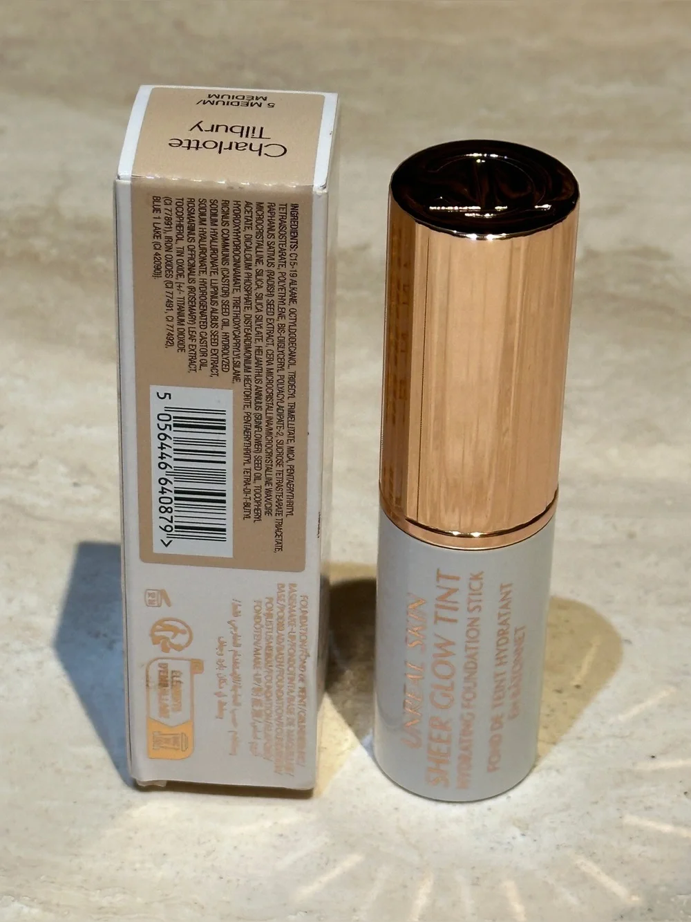 Charlotte Tilbury Unreal Skin Sheer Glow Tint Foundation Stick - 5 Medium